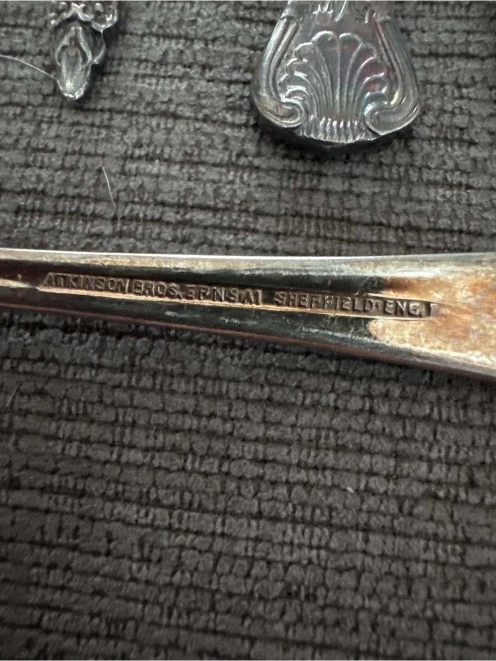 Vintage Silver Plated Spoons 4 pcs 1847 Rogers Bros, National Silver, Sheffield